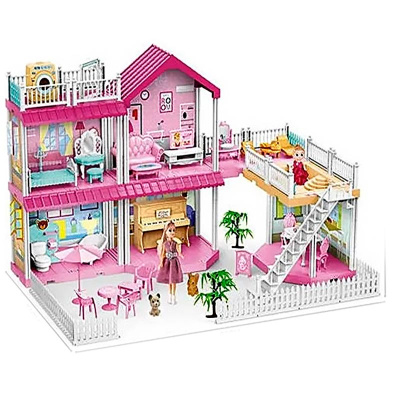 Дом для кукол с мебелью в комплекте 2 куклы 2083725 1